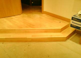 Angled Step Installation